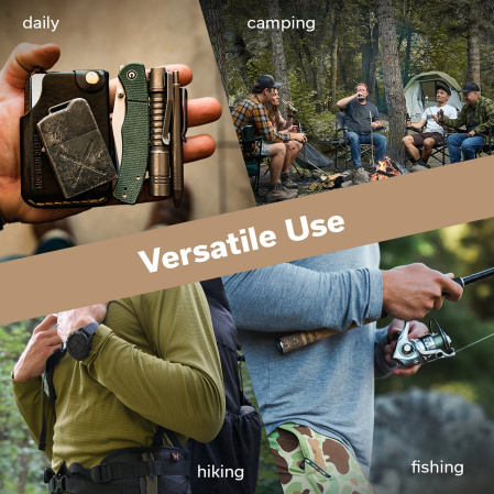 Civivi Clingman Knife Black G10, Black Stonewashed Nitro-V by Taylor Martin Best Damn EDC (C23065-1)