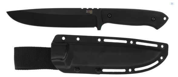 Za-Pas Expendable Black G10, Black Cerakote NMV Knife