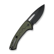 Sencut Squiggy Knife Black / Green G10, Black 9Cr18MoV (S24082A-2)