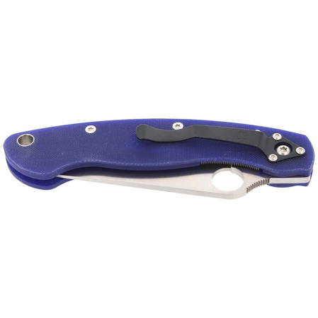 Spyderco Military G-10 Dark Blue CPM S110V Knife (C36GPDBL)
