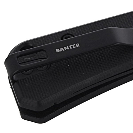 CIVIVI Knife Baby Banter Black G10, Black Stonewashed by Ben Petersen (C19068S-2)