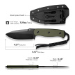 Nóż Sencut Toxodon OD Green G10, Black 9Cr18MoV (S24036-2)