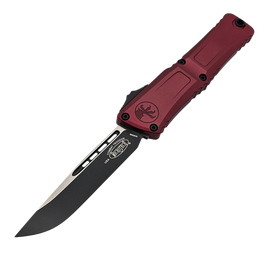 Nóż automatyczny OTF Microtech Combat Troodon Gen III S/E Merlot Aluminium, Black M390MK by Tony Marfione (1143-1MR)