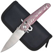 Nóż składany Bestech Mothus Purple Titanium, Satin M390 by Kombou (BT2206D)
