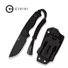 Nóż Civivi Timberbark Black G10, Black Stonewashed 14C28N (C23094-1)