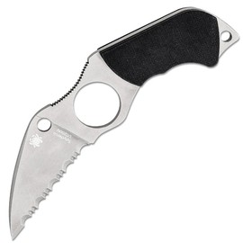 Nóż Spyderco Swick 6 Small Black G10, Wharncliffe Serrated LC200N by Sal Glesser (FB14S6)