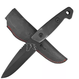 Nóż Turq Gear Wolf Drop Point Black G10 Full Cubic, HW Black, Cerakote Graphite Black Sleipner