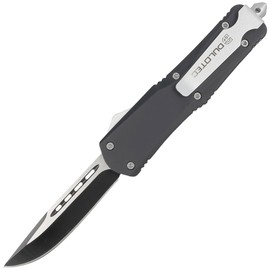 Nóż automatyczny Dulotec OTF Black Aluminium, Two-Tone Finish 3Cr13MoV (K180A)