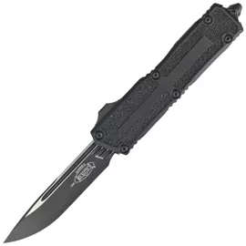 Nóż automatyczny OTF Microtech Scarab II S/E Gen III Black Aluminium/3M, Tactical M390MK by Tony Marfione (1278-1T)