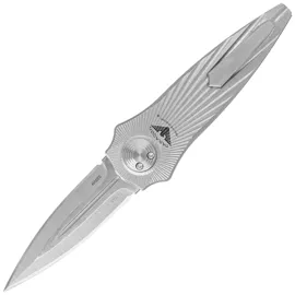 Nóż grawitacyjny Paragon Warlock Tapered StarBurst Gray Titanium, Satin CPM S35VN (TITAN-WAR-TSB-S-DE)