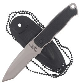 Nóż na szyję Herbertz CJH Neck Knife Black ABS, Satin 420 (103407)