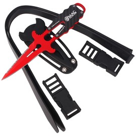 Nóż nurkowy MAC Apnea 9 Carbon Fiber, Red PTFE W 1.4060 (APN09.CF)