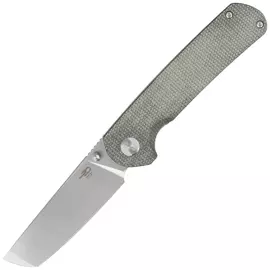 Nóż składany Bestech Sledgehammer Green Micarta, Satin / Stonewashed D2 (BG31B-1)