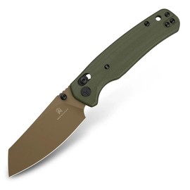 Nóż składany Bestechman Cicada's Wing OD Green G10, Gold 10Cr15MoV (BMK06C)