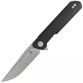 Nóż składany Bestechman Dundee Black G10, Stonewash / Satin D2 by Ostap Hel (BMK01A)