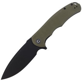 Nóż składany Civivi Praxis OD Green G10, Black Stonewashed 9Cr18MoV (C803F)