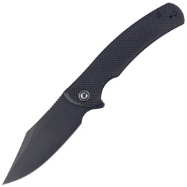 Nóż składany Civivi Sinisys Black Coarse G10, Black Stonewashed 14C28N (C20039-1)