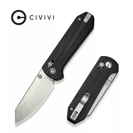 Nóż składany Civivi Yonder Black G10, Stonewashed 14C28N by Zac Whitmore (C23073-1)