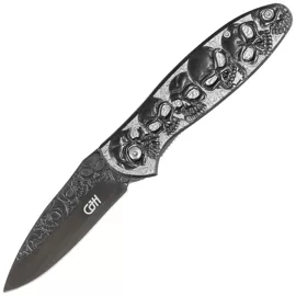 Nóż składany Herbertz CJH Skulls Stainless Steel, Titanium Coated 420 (10000355)