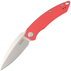 Nóż składany Kubey Knife Leaf Red G10, Bead Blasted AUS-10 by Tiguass (KU333F)
