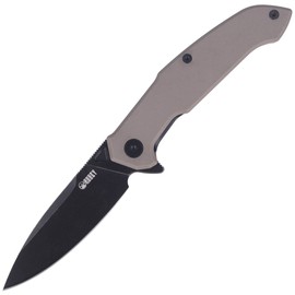 Nóż składany Kubey Knife Victory Tan G10, Darkwash AUS-10 (KU219C)