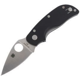 Nóż składany Spyderco CAT G-10 Black Plain (C129GP)