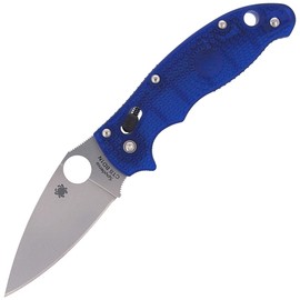 Nóż składany Spyderco Manix 2 FRCP Blue, CTS BD1N Plain (C101PBL2)