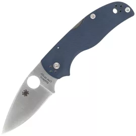 Nóż składany Spyderco Native 5 Cobalt Blue G10, Satin CPM SPY27 by Sal Glesser (C41GPCBL5)