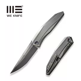 Nóż składany WeKnife Cybernetic LE No 037/207 Polished Gray Titanium, Polished Gray CPM 20CV (WE22033-6)