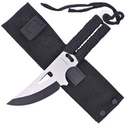 Nóż Martinez Albainox Tactical Black Wrapped, Black / Satin Finish (32374)