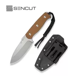 Nóż Sencut Toxodon Brown G10, Stonewashed 9Cr18MoV (S24036-3)