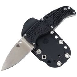 Nóż Spyderco Enuff FRN Black Leaf Plain (FB31PBK)