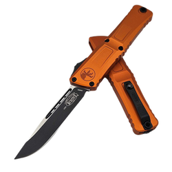 Nóż automatyczny OTF Microtech Combat Troodon S/E Gen III Orange Aluminium, Black M390MK by Tony Marfione (1143-1OR)