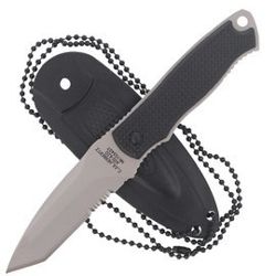 Nóż na szyję Herbertz CJH Neck Knife Black ABS, Satin 420 (103407)