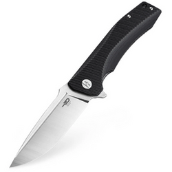 Nóż składany Bestech Mako Black G10, Stonewashed/Satin K110 (BG27A)