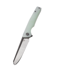 Nóż składany Bestech Slyther Transparent G10, Grey Titanized/Satin 14C28N (BG51B-2)