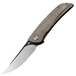 Nóż składany Bestech Swift Beige Micarta, Satin/Black D2 (BG30C-2)