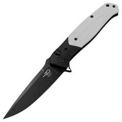 Nóż składany Bestech Swordfish Black/White G10, Black PVD 14C28N (BG62A)