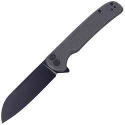 Nóż składany CIVIVI Chevalier Dark Green Micarta, Black Stonewashed (C20022-2)