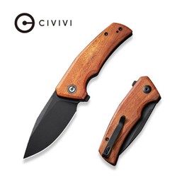 Nóż składany Civivi Regulatron Guibourtia Wood, Black Stonewashed Nitro-V (C23006-3)