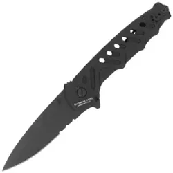 Nóż składany Extrema Ratio Caimano Nero N.A. Black Aluminium, Black MIL-C N690 (04.1000.0166/BLK)