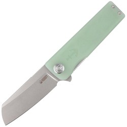 Nóż składany Kubey Sailor Jade G10, Beadblasted AUS-10 by Sekira Sochi (KU317E)