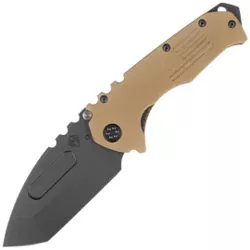 Nóż składany Medford Praetorian Scout M/P Coyote G10, Black DLC HW/Clip, Black DLC D2 by Greg Medford (MKM30DPT-0909-TPCP-BP)