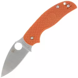 Nóż składany Spyderco Sage 5 Burnt Orange FRN, Satin Plain CPM REX 121 (C123BORP)