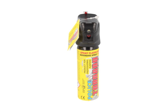 Gaz pieprzowy ESP Police Tornado Spray & Flashlight 63ml (SFL-01-63)