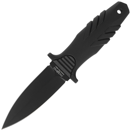 Nóż Fox FKMD Tactical Elementum Dagger D/E Black PP/TPE, Black Idroglider N690Co (FX-647 AF)