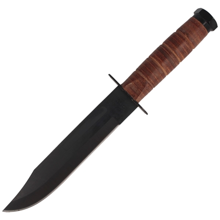 Nóź Herbertz CJH wzór Ka-Bar Brown Leather, Black S45C (101018)