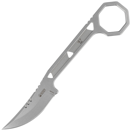 Nóż Kubey Knife 12.7 Trailing Steel Handle, Bead Blasted 14C28N by HYDRA Design (KU362)