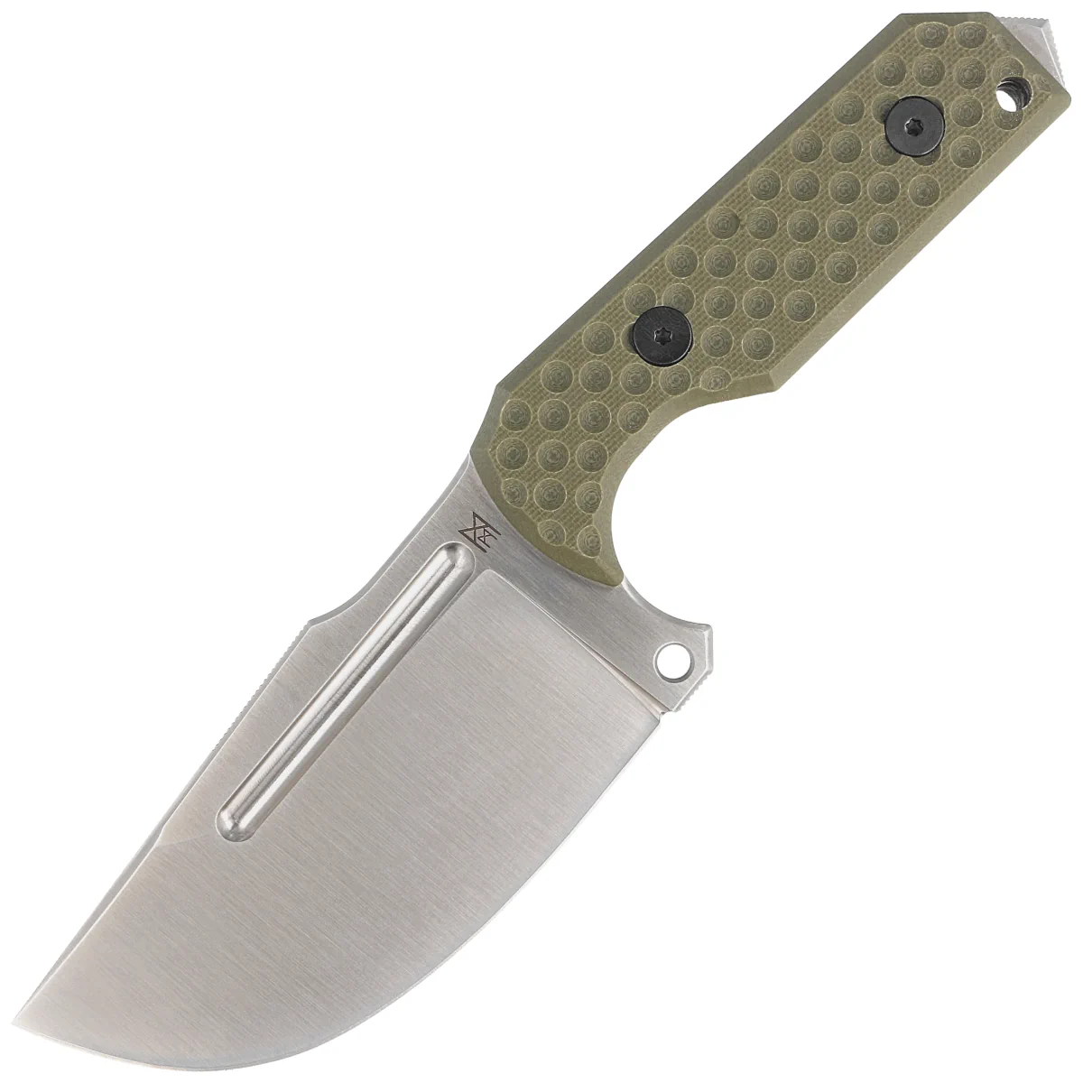 Nóż Midgards Messer Big Beowulf Olive G10, Satin 14C28N (MM005)