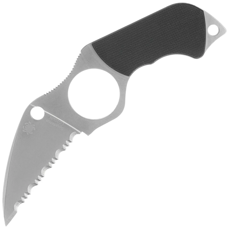 Nóż Spyderco Swick 5 Large Black G10, Satin Spyderedge LC200N by Sal Glesser (FB14S5)